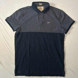 Hollister EpicFlex Blue Color Combo Medium Polo